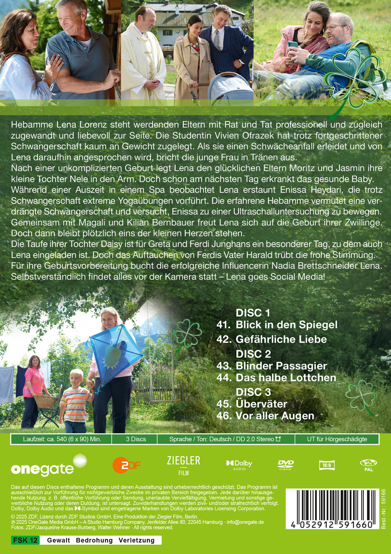 DVD-Cover: Text und Bilder von Menschen und einem Drachen.