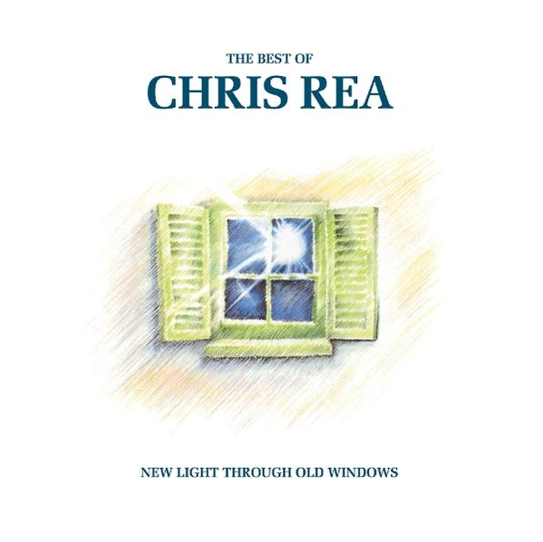 Albumcover mit einer Zeichnung eines Fensters und dem Text 'THE BEST OF CHRIS REA'.