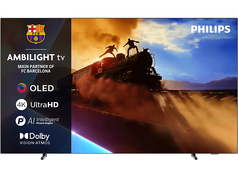 PHILIPS 65OLED760/12 65 inç 164 Ekran Smart 4K UHD Dolby Vision Dolby Atmos Titan OS Ambilight OLED TV
