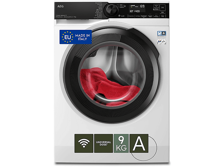 AEG Lr7H94Aby Lavatrice, Caricamento frontale, 9 kg, 64 cm, Classe A