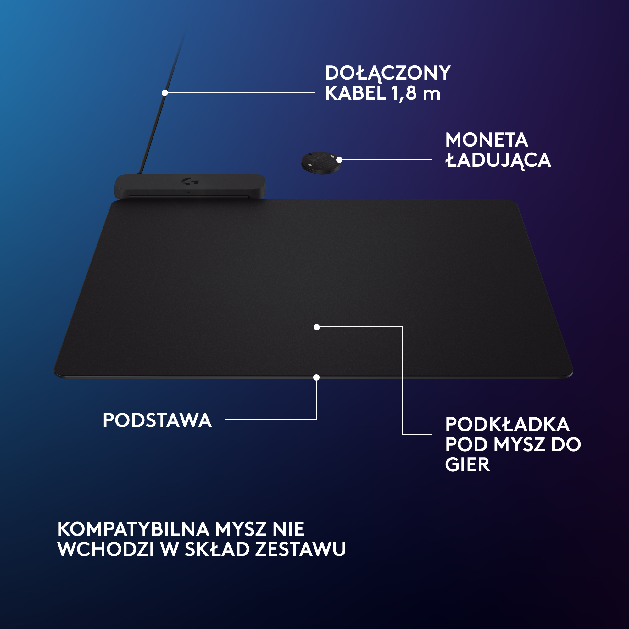 Widok z boku srebrnego tabletu lub telefonu.