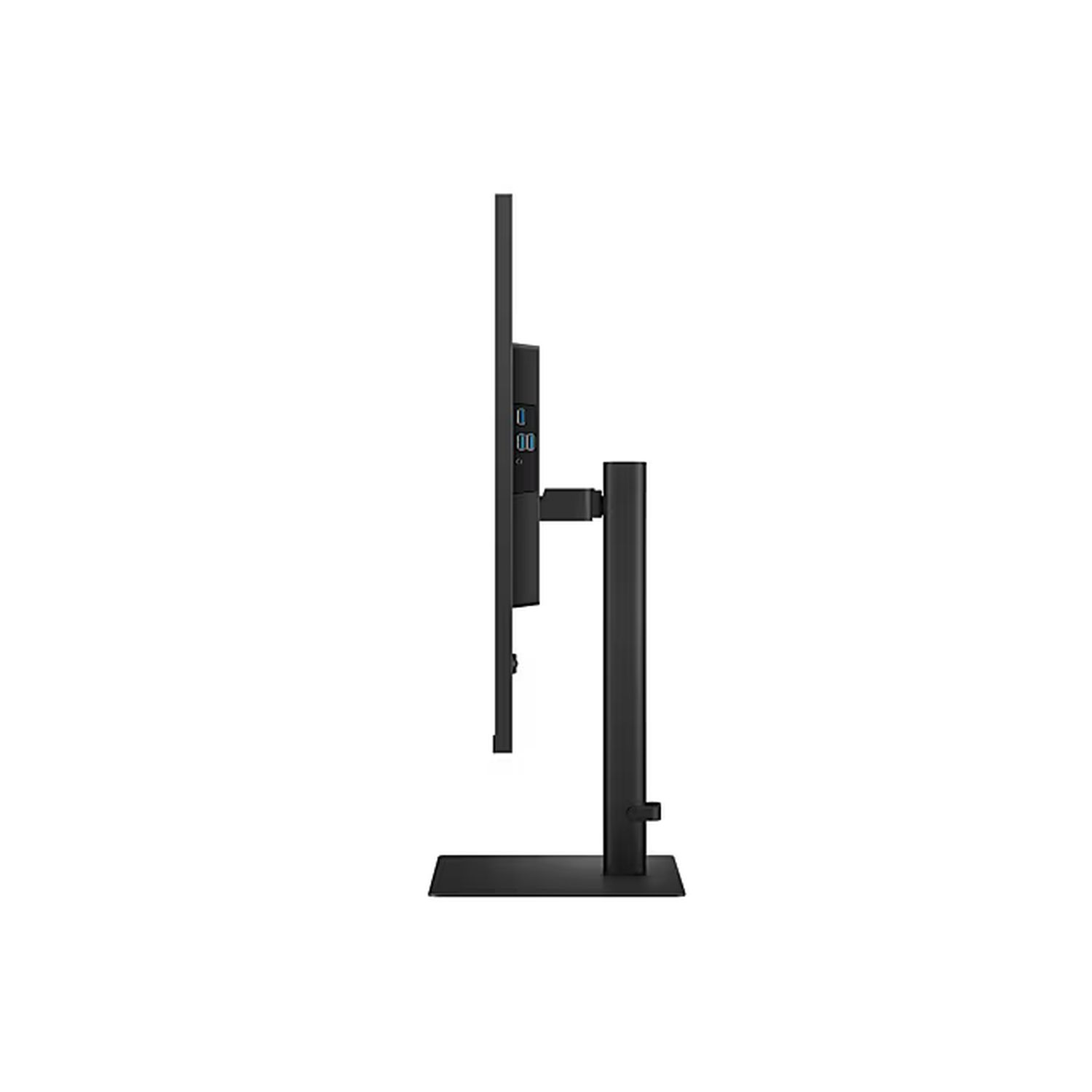 Top view of the monitor, showing a thin profile.
