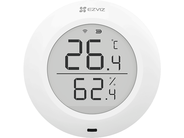 EZVIZ T51C Temperatur- und Luftfeuchtigkeitssensor, Weiß