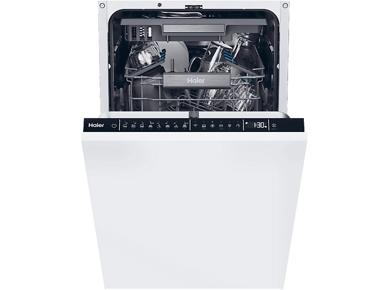 REACONDICIONADO Seminuevo Excelente Lavavajillas integrable - Haier XI1C3TB2FB I-Pro Shine Series 4, 11 Servicios, 8Programas, 44.8cm, Tercera bandeja