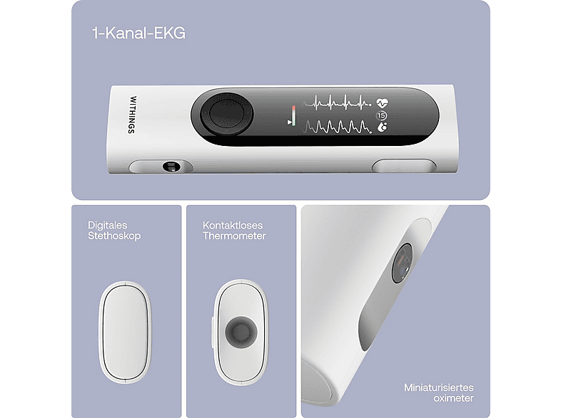 Withings BeamO 4-in-1 Gesundheits-MultiScan; Fieberthermometer — Foto 2 von 5