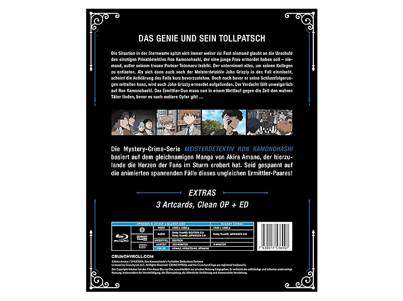 Thumbnail - Ron Kamonohashi’s Forbidden Deductions - Meisterdetektiv Kamonohashi Staffel 1 Vol.2 Blu-ray