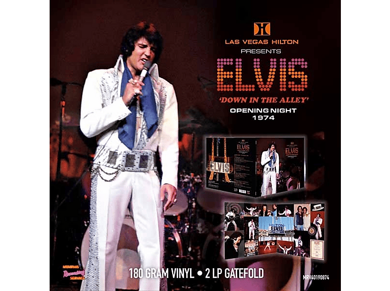 Elvis Presley Las Vegas: Down In The Alley Opening Night 1974 LP