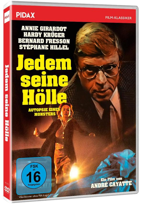 DVD-Hülle für den Film Jedem Seine Hölle, mit Schauspielern und Titel.