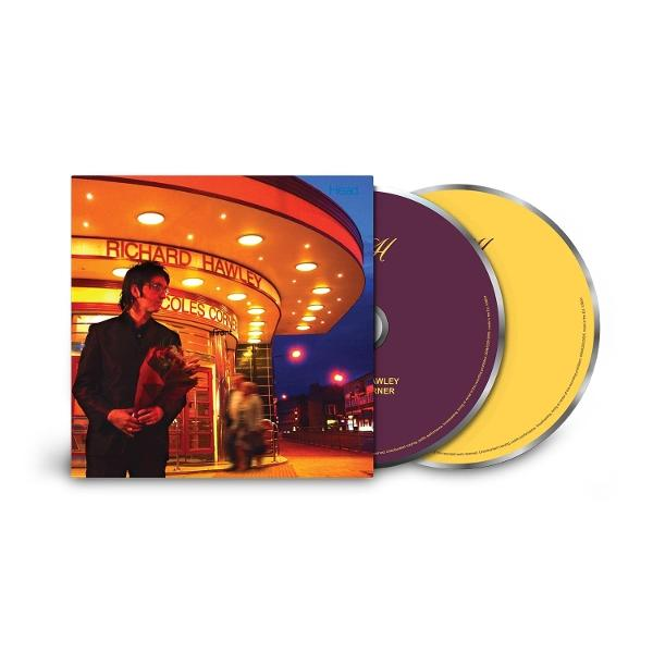 Albumcover: Mann mit Blumen vor Kino. Titel: Richard Hawley, Coles Corner.