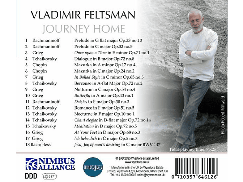 Thumbnail - Vladimir Feltsman - Journey Home (CD)