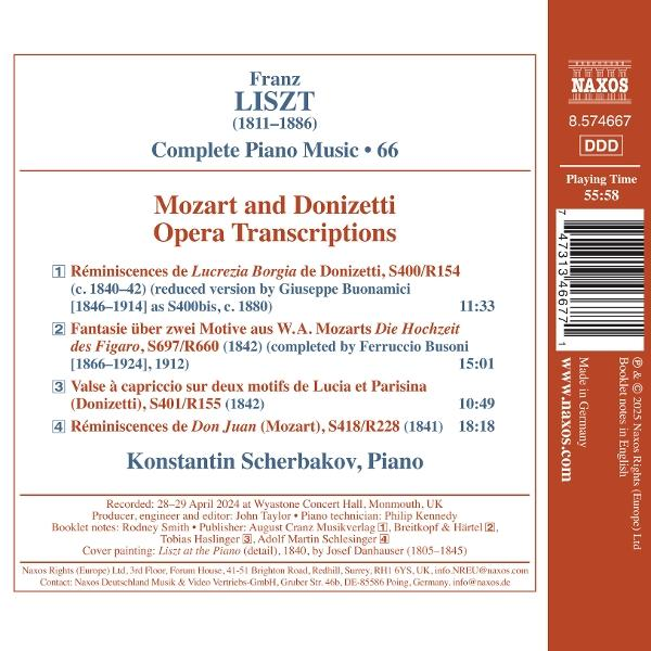 CD-Cover mit Text. Details zur Musik, einschließlich der Namen der Komponisten und Interpreten.