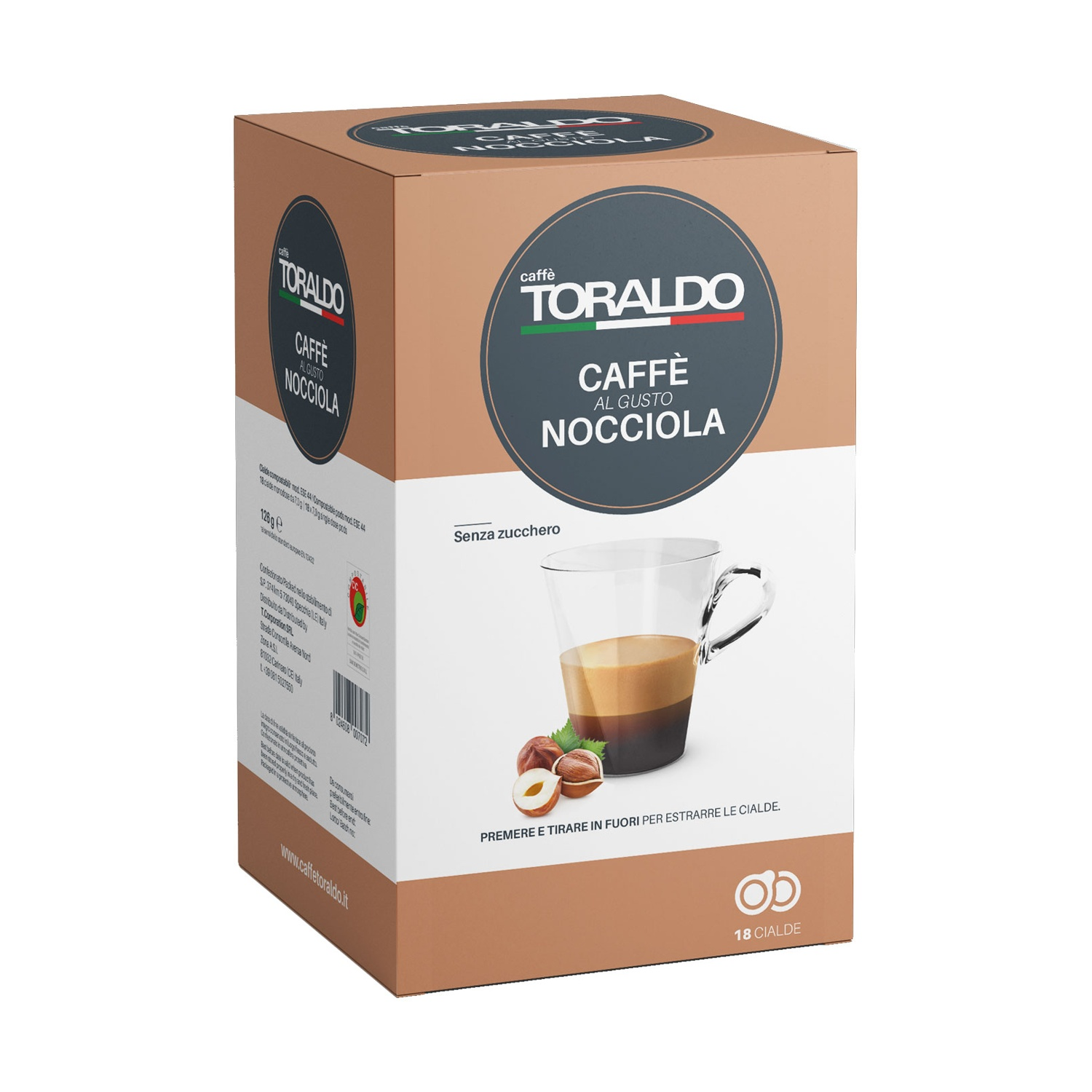 Toraldo Caffè in cialde E.s.e Caffe E Nocciola