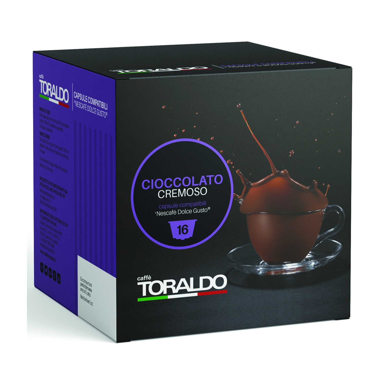 Toraldo Bevanda a base di latte in capsule Dolce Gusto Gioccolato, Nescaffè dolce gusto