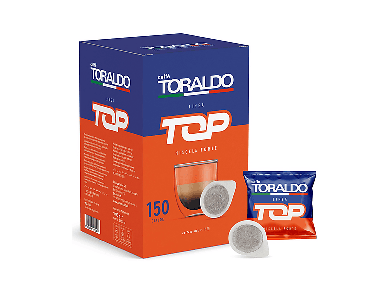 Toraldo Caffè in cialde E.s.e Linea TOP Forte 150Cialde