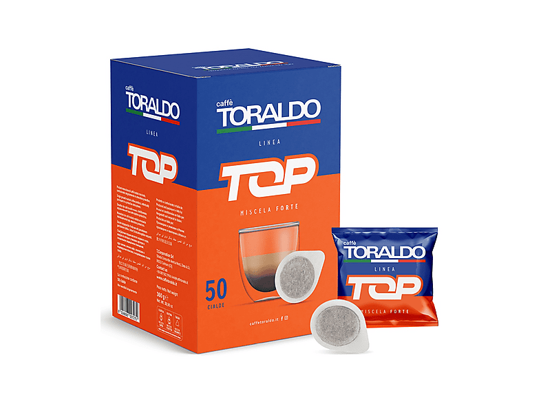 Toraldo Caffè in cialde E.s.e Linea TOP Forte 50 Cialde