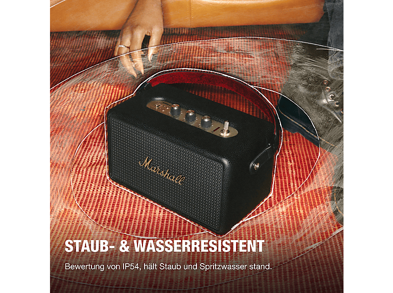 Marshall Kilburn III, Black & Brass; Bluetooth Lautsprecher — Foto 3 von 5