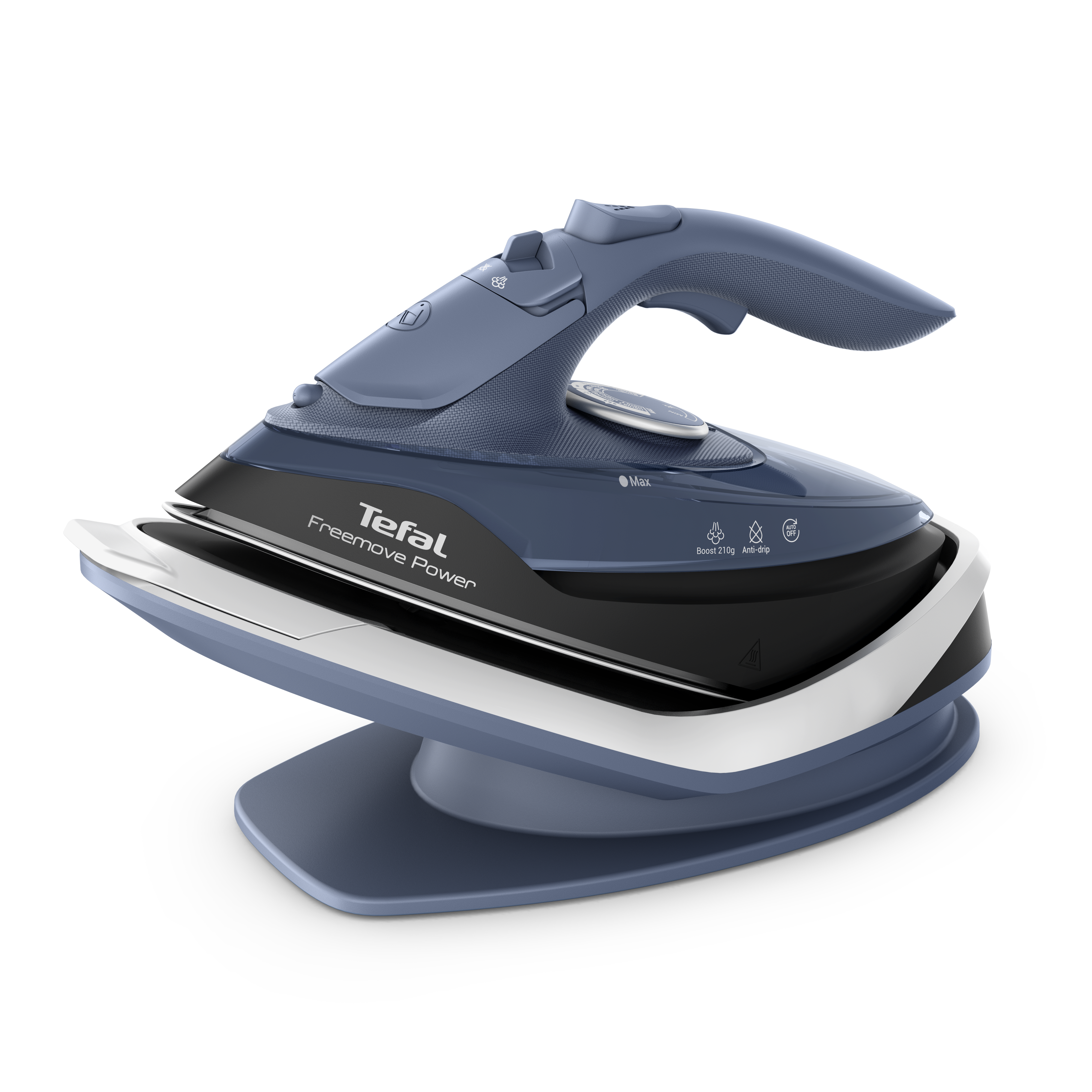 Calor Freemove Power Dampfbügeleisen Kabellos - 2600W Mit 40g/min Dampf & 220g/min Dampfstoß