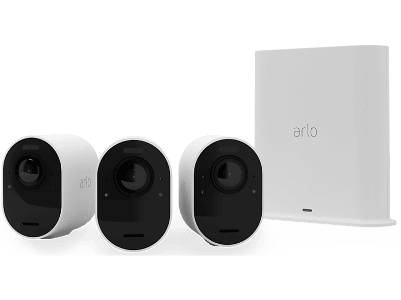 ARLO Ultra 2 3er StarterSet, WLAN Überwachungskamera + Gateway