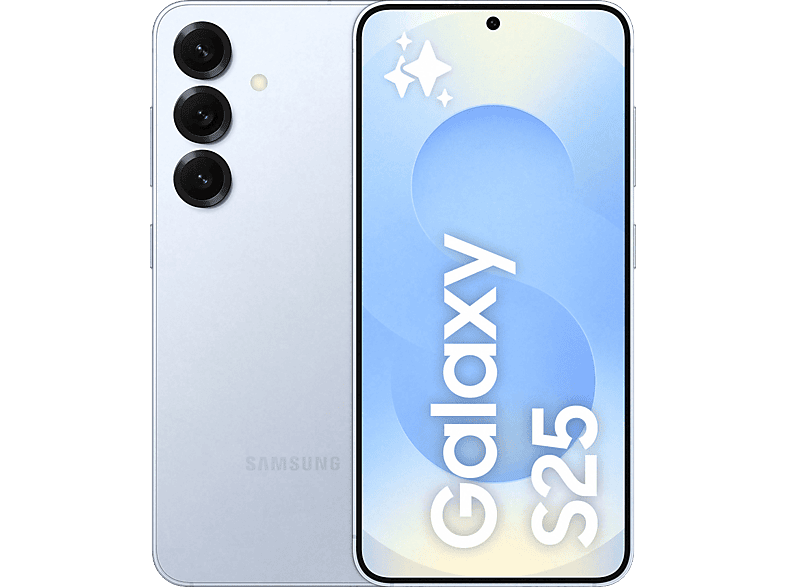 Samsung Galaxy S25, Icy Blue, 128 GB, 12 GB RAM, 6.2 FHD+ con IA , Snapdragon 8, 4000 mAh, Android 15