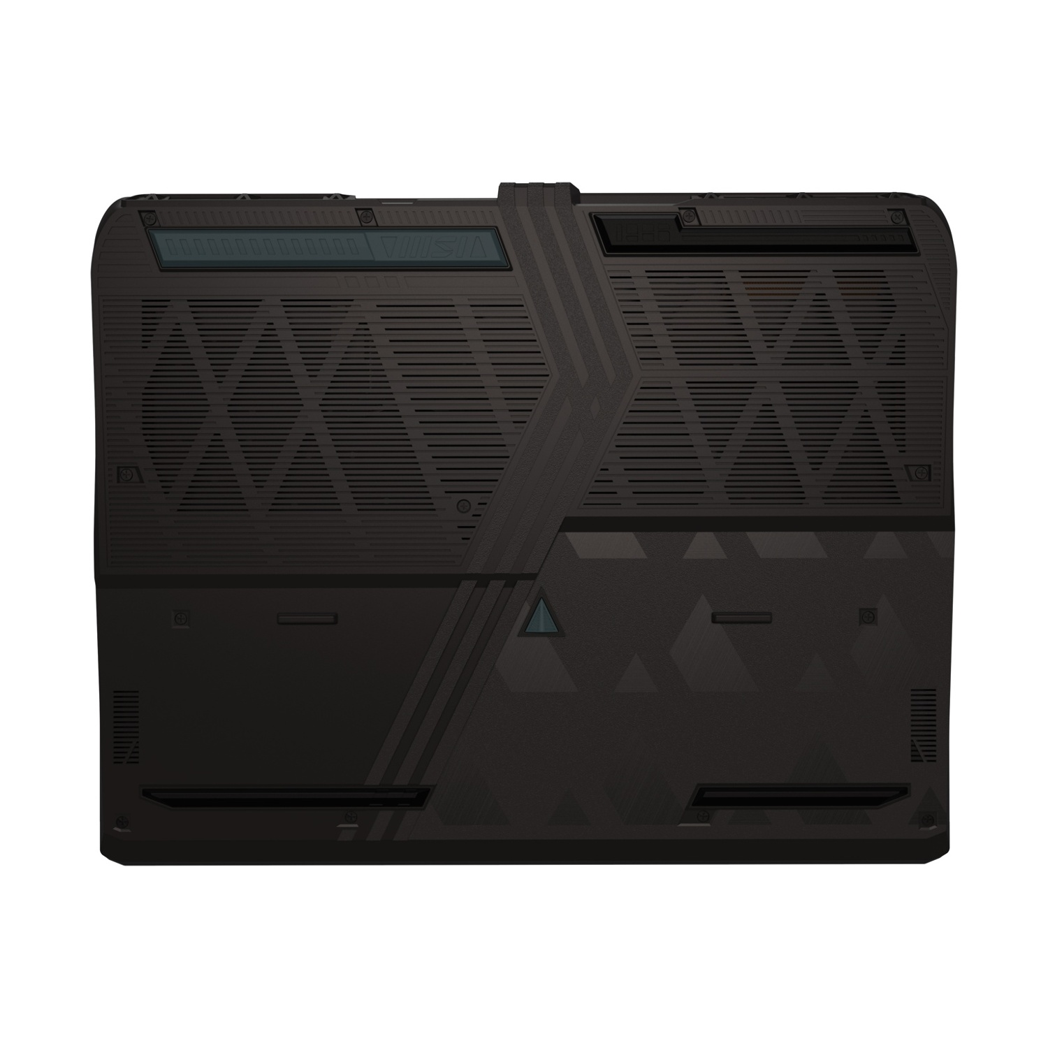 Un'immagine promozionale con testo sui laptop GeForce RTX 50 Series e scene di gioco.