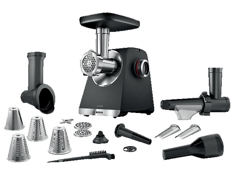 BOSCH MFWS660B Multipower Serie 6 Fleischwolf 2100 Watt Schwarz
