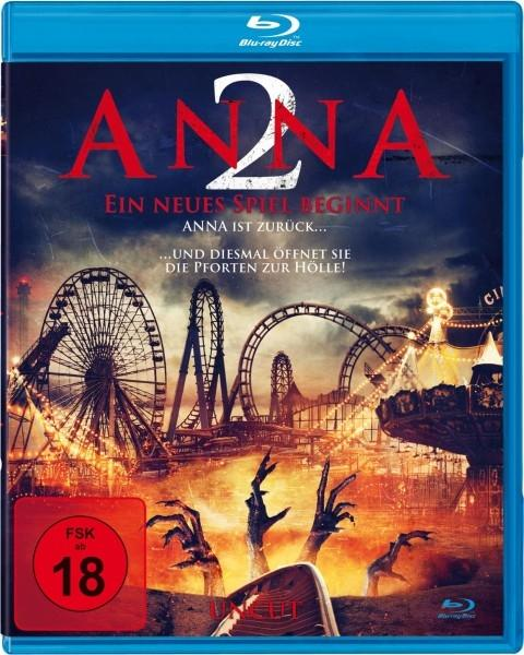 Blu-ray-Cover für Anna 2 mit einer gruseligen Jahrmarktszene. Ein Horrorfilm-Thema.