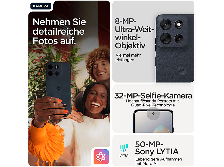 Motorola Moto G56 5G 256 GB, Black Oyster, Dual SIM — Foto 5 von 5