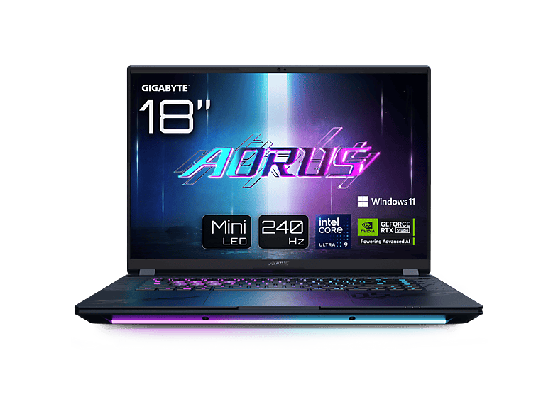 GIGABYTE AORUS Master 18 BZHC6DED42SP - 18 Zoll - Intel® Core™ Ultra 9 275HX - 64 GB - 2 TB - NVIDIA GeForce RTX™ 5090 - Windows 11