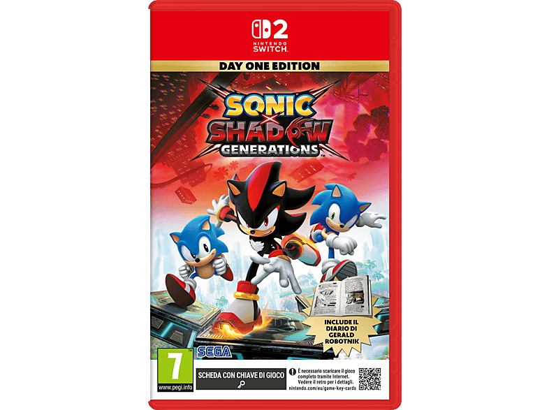 Sonic X Shadow Generations: Day One Edition - Nintendo Switch 2 [Italienisch]
