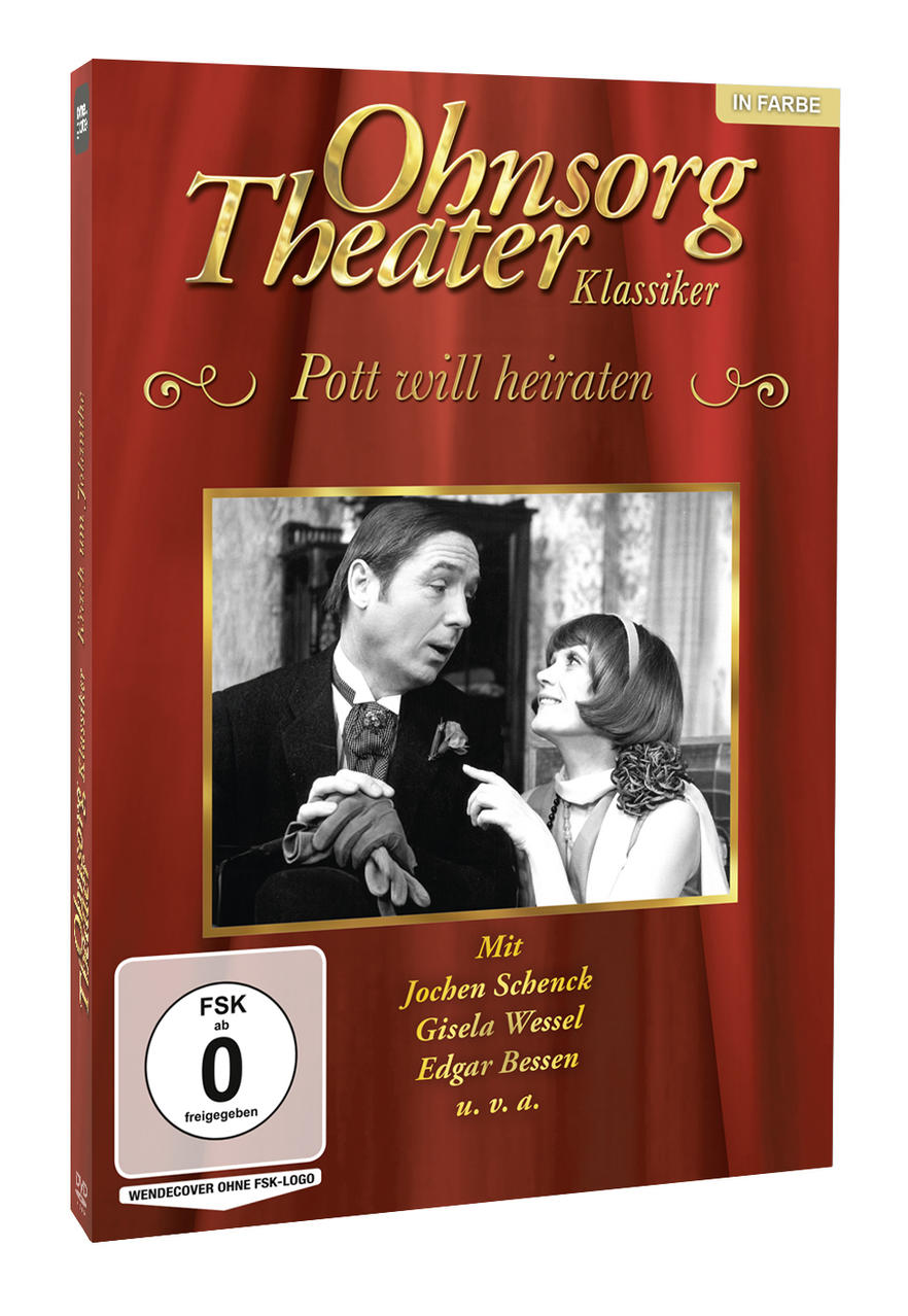 Eine DVD-Hülle mit einem Vintage-Bild eines Paares und Text.
