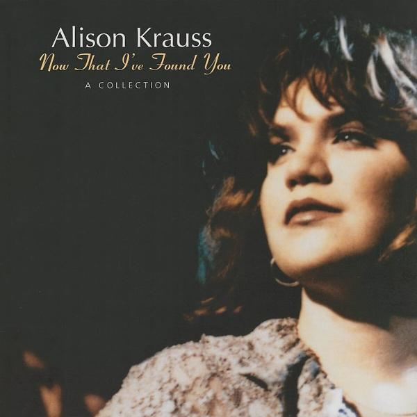 Albumcover von Alison Krauss. Ihr Portrait mit Textüberlagerung, dunkler Hintergrund.