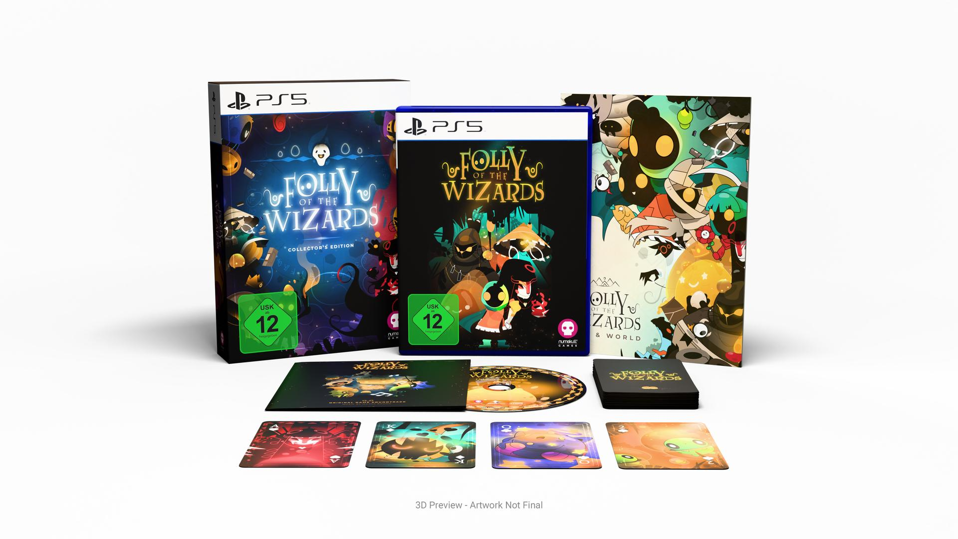 Spielbox-Set mit mehreren Boxen. Zeigt Spielhüllen und andere Artikel. Weißer Hintergrund.