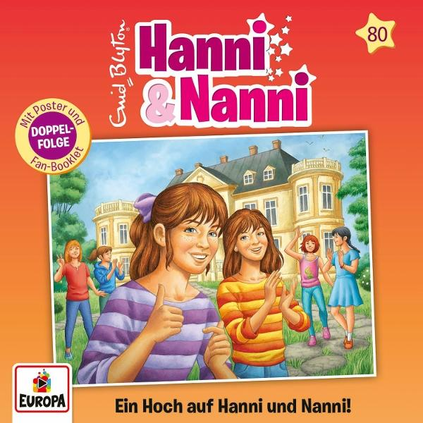 Ein Buchcover mit zwei Mädchen. Text: Hanni & Nanni.