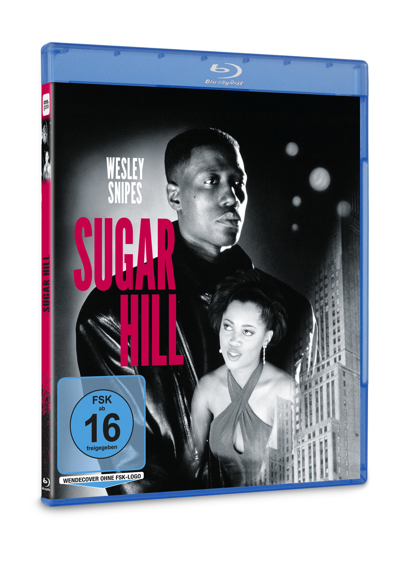Eine Blu-ray-Disc-Hülle mit dem Filmtitel 'Sugar Hill', mit zwei Personen.