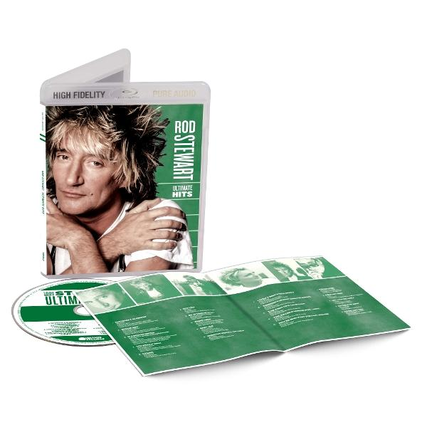 Rod Stewart CD-Hülle, CD und Booklet auf weißem Hintergrund.