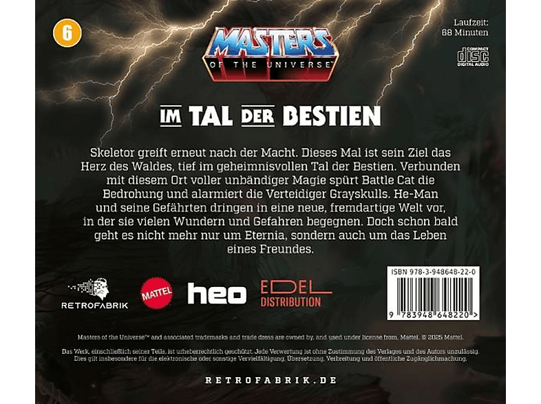 Thumbnail - Masters Of The Universe - Folge 6 (CD)