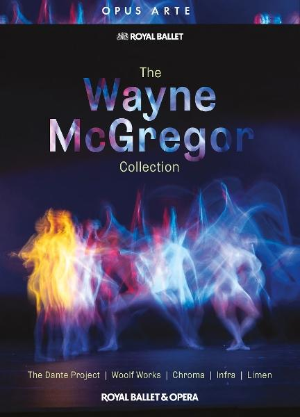 DVD-Cover mit dem Titel: The Wayne McGregor Collection, mit Tänzern und Text.
