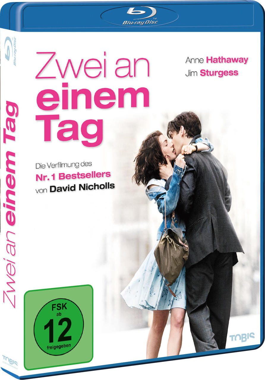 Filmcover: Zwei küssende Personen mit Text auf Deutsch. Blu-ray-Disc-Logo sichtbar.