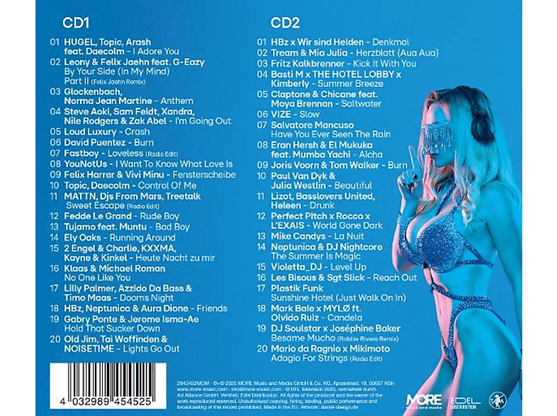 Thumbnail - VARIOUS - RTL Hits-Club Charts Summer 2025 (CD)