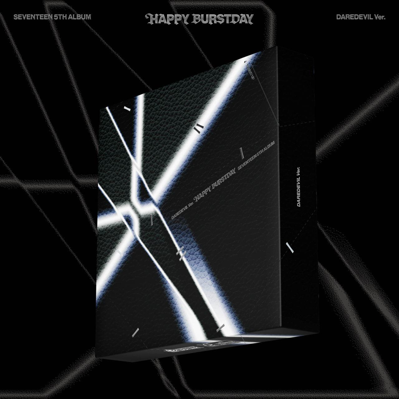 Album-Box-Set. Schwarz-Weiß-Cover mit Linien und Text.