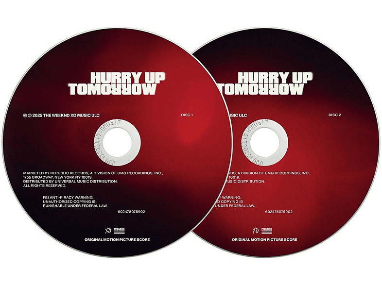 Thumbnail - The Weeknd - Hurry Up Tomorrow (Ltd. Score CD) (CD)