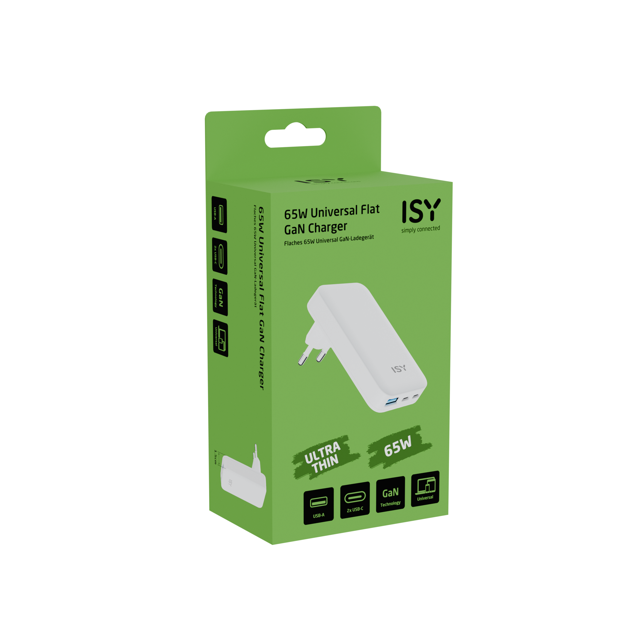 Zapalniczka elektryczna z ładowaniem USB-C na białym tle.