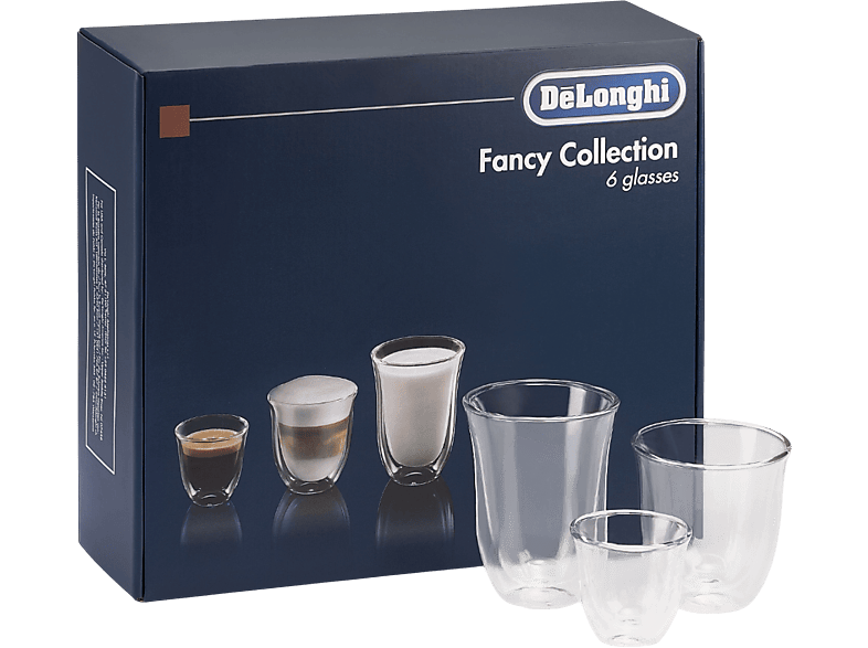 DELONGHI DLSC302 - 6'lı Fancy Collection Çift Cidarlı Bardak