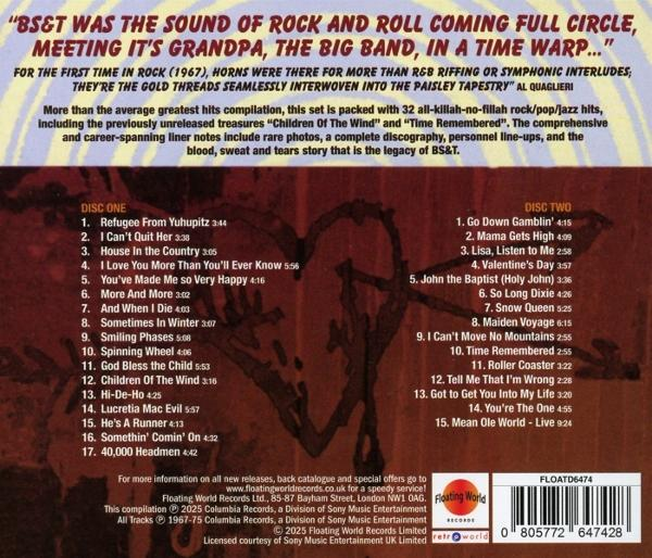 CD-borító rock and roll zenéről szóló szöveggel, számlistákkal és előadói információkkal.