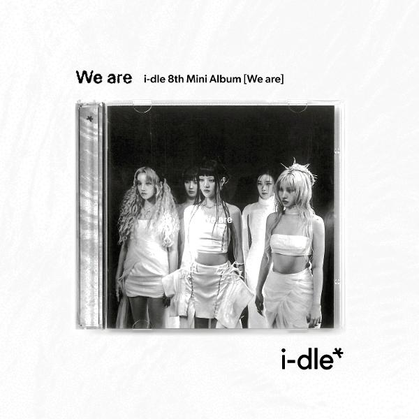 Albumcover für 'We are'. Zeigt eine Gruppe von Frauen in weißer Kleidung.