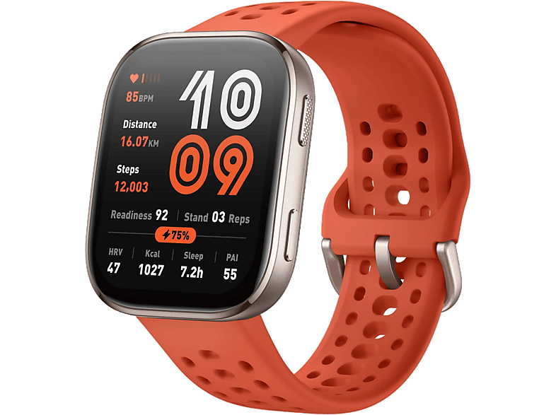 Smartwatch - Amazfit Bip 6, 22mm, Pantalla AMOLED de 1.97", 5 ATM, 14 días Autonomía, Red