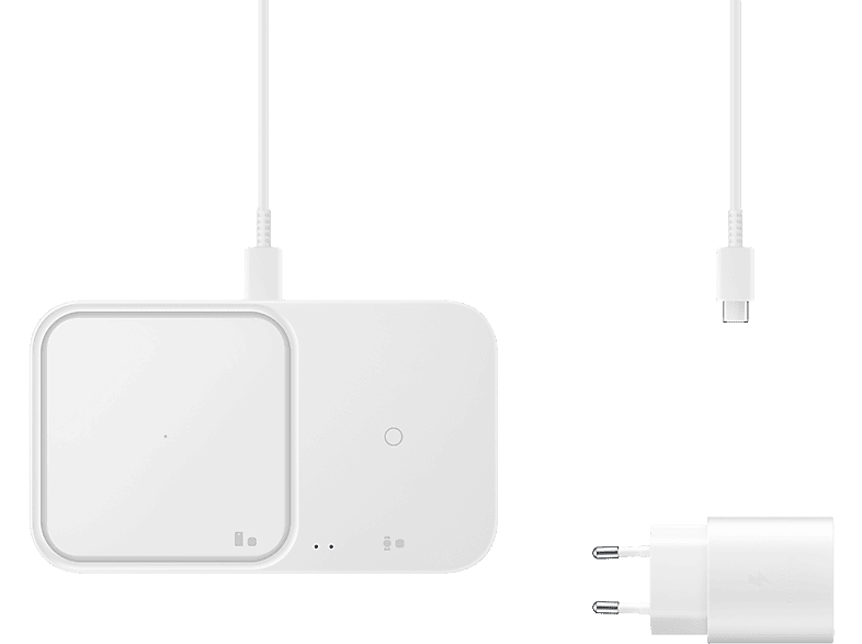 Samsung 15W Kablosuz Hızlı Şarj Cihazı İkili Beyaz