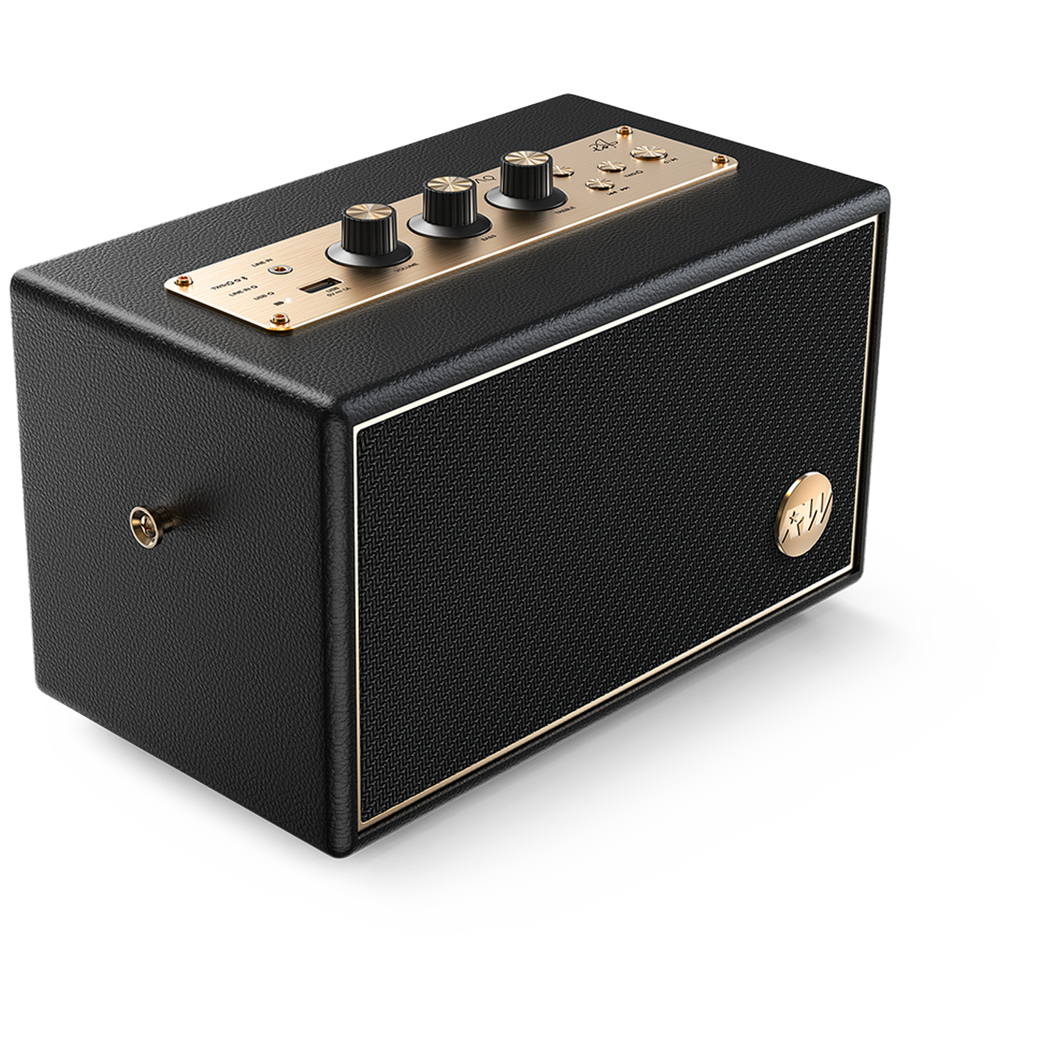 Peaq Ppa 550-rw Retro Bluetooth Speaker Zwart