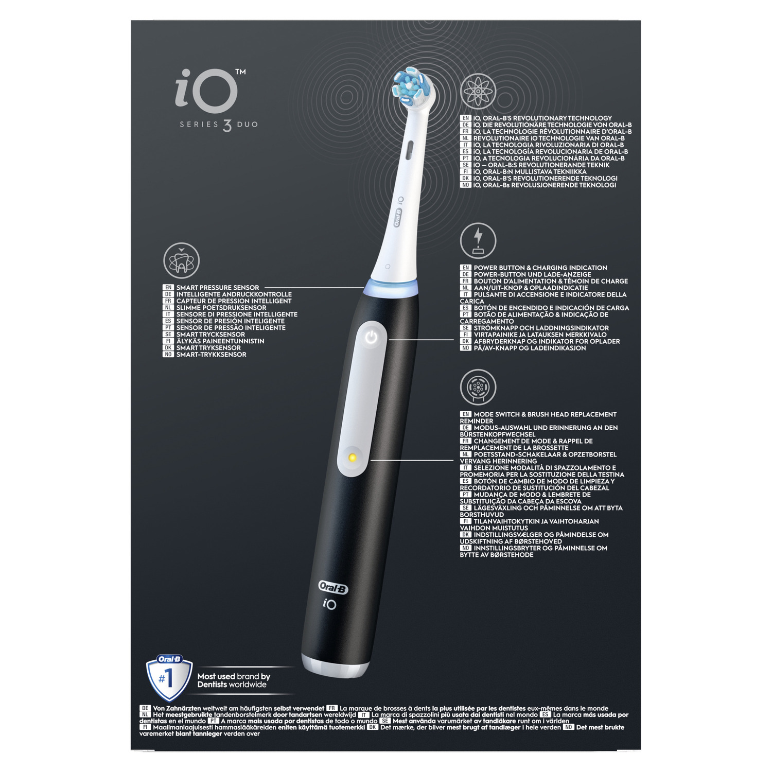 Toothbrush with a charging base, and refill heads.