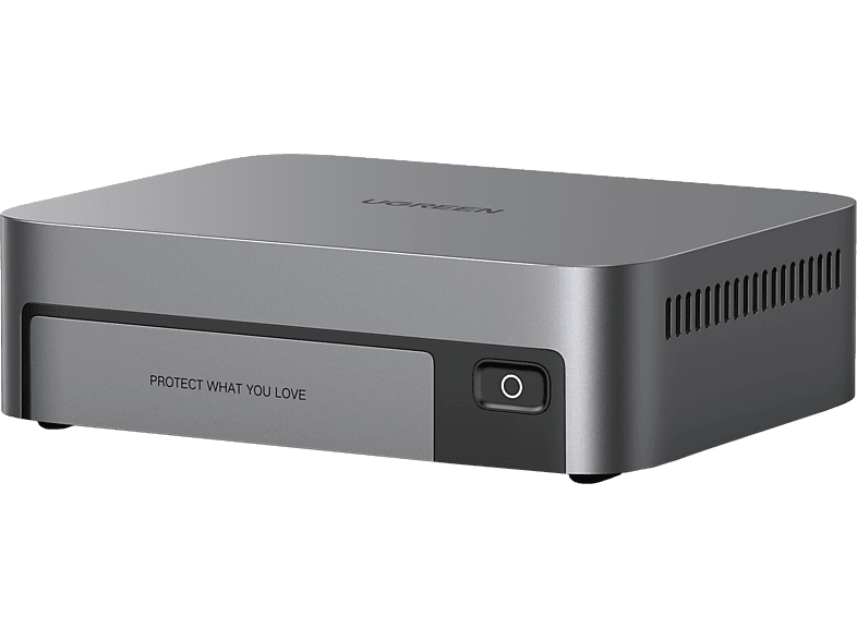 UGREEN NASync DXP480T PLUS NAS (Diskless), 4 M.2 NVMe SSD Steckplätzen, Intel® Core i5 1235u, 8 GB DDR5, max. 16 TB, Grau, WIFI